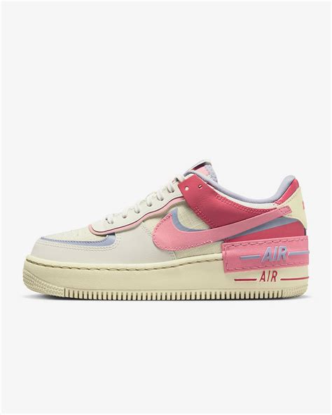 nike air force 1 zwart roze|nike air force 1 shadow.